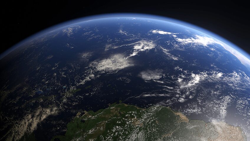 earth shot from space