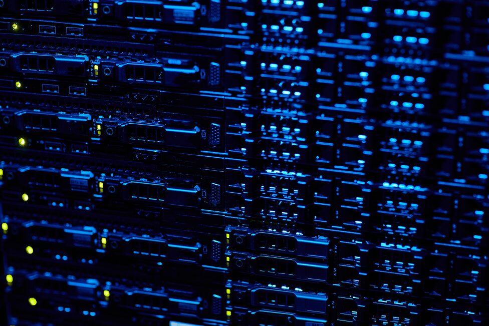 blue data center